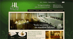 Desktop Screenshot of hotel-leon.com.mx