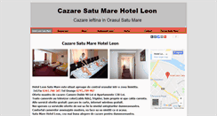 Desktop Screenshot of hotel-leon.ro