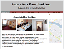 Tablet Screenshot of hotel-leon.ro